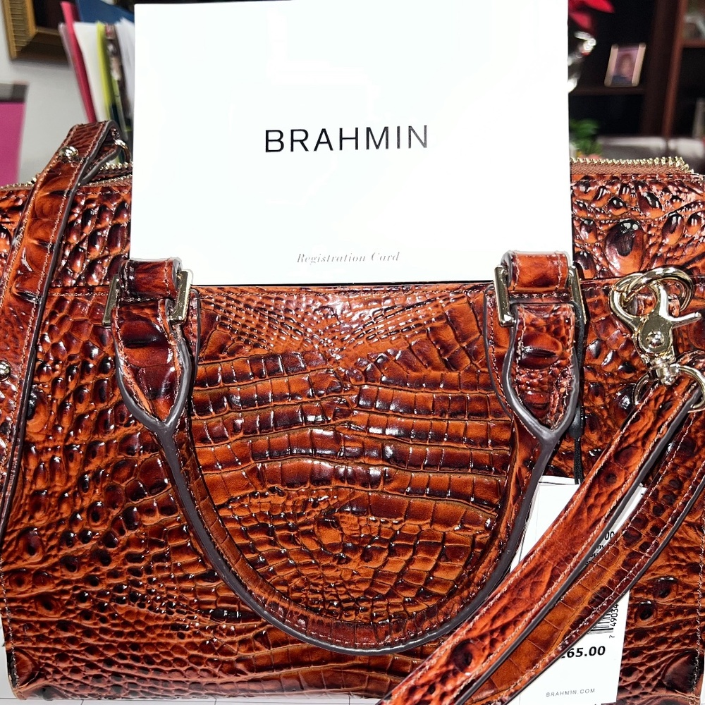 Brahmin leather handbag